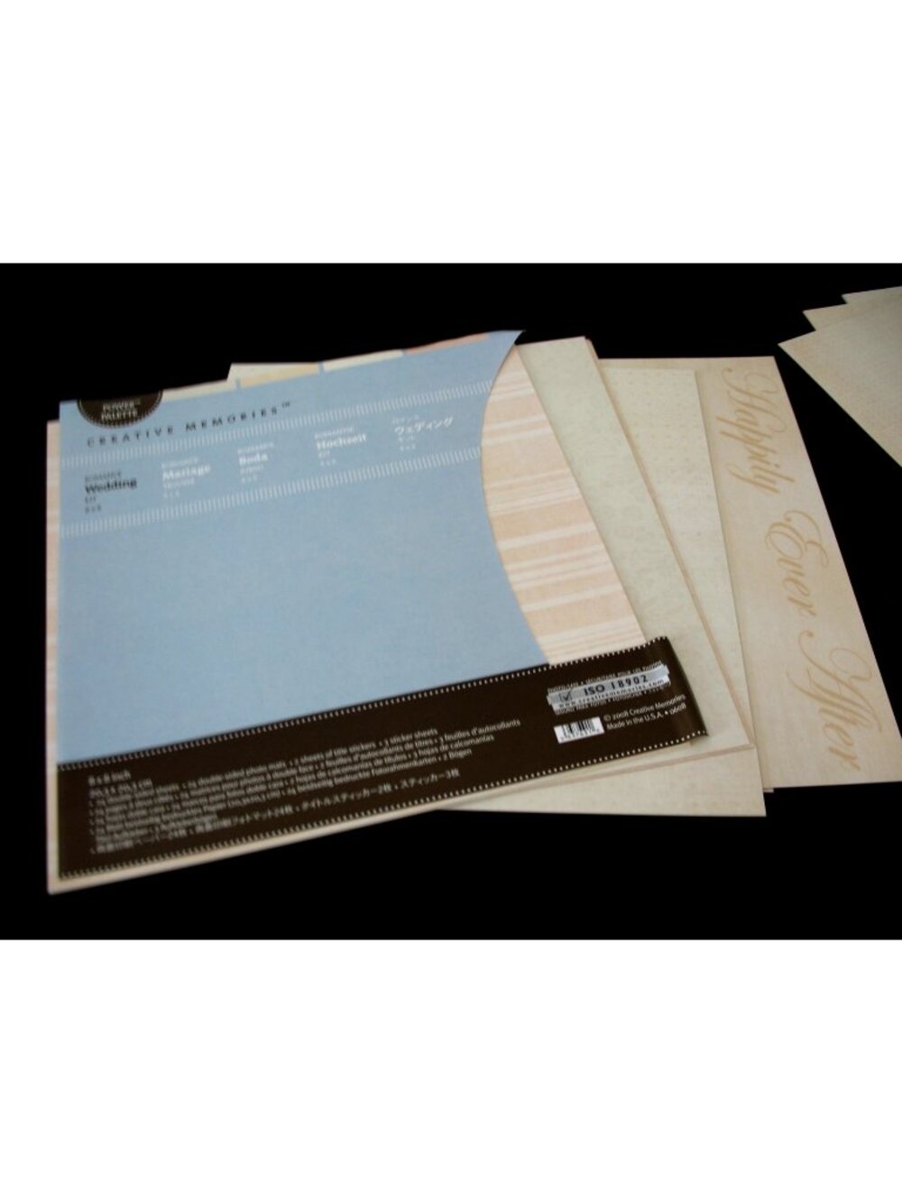 NIP 1 Creative Memories Power Palette Wedding 8x8 Scrapbook Album Kits